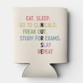 Schüler der Funny Nursing School Future Nurse Gesc Dosenkühler (Rückseite)