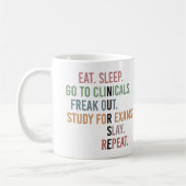 Schüler der Funny Nursing School Future Nurse Gesc Kaffeetasse (Links)