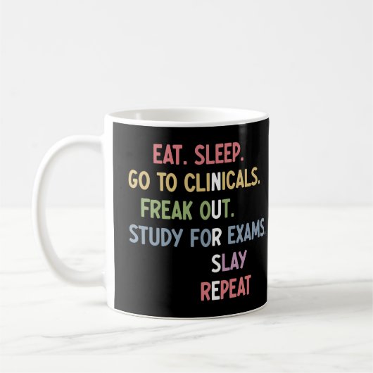 Schüler der Funny Nursing School Future Nurse Gesc Kaffeetasse (Links)
