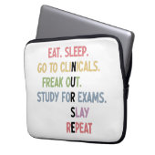 Schüler der Funny Nursing School Future Nurse Gesc Laptopschutzhülle (Vorderseite Links)