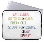 Schüler der Funny Nursing School Future Nurse Gesc Laptopschutzhülle (Vorderseite)