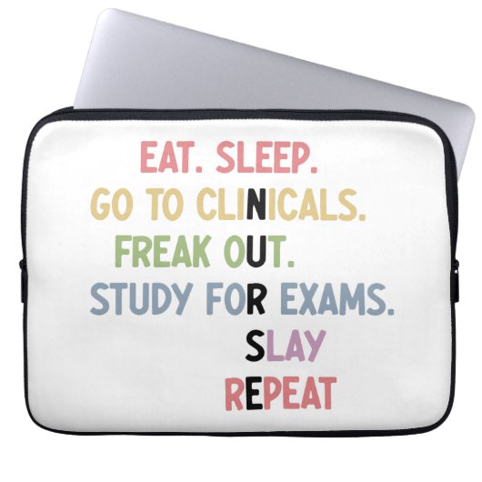 Schüler der Funny Nursing School Future Nurse Gesc Laptopschutzhülle (Vorderseite)