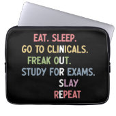 Schüler der Funny Nursing School Future Nurse Gesc Laptopschutzhülle (Vorderseite)