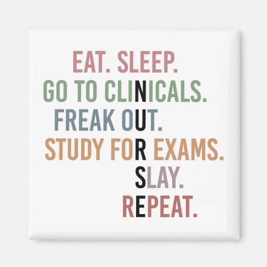 Schüler der Funny Nursing School Future Nurse Gesc Magnet (Vorne)