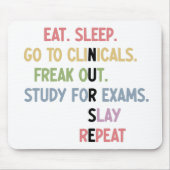 Schüler der Funny Nursing School Future Nurse Gesc Mousepad (Vorne)