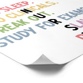 Schüler der Funny Nursing School Future Nurse Gesc Poster (Ecke)