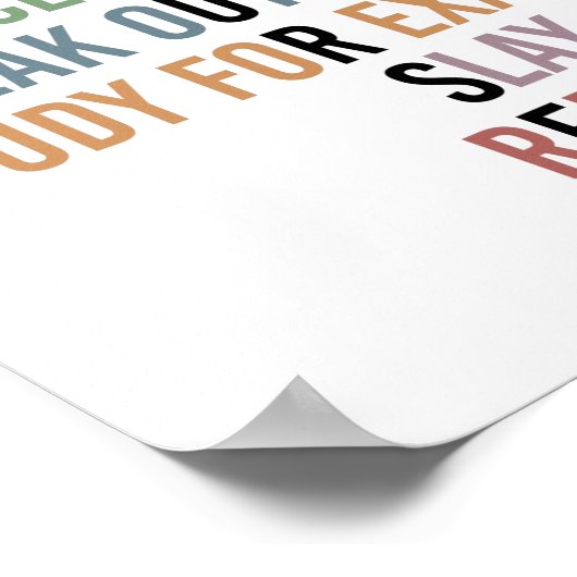 Schüler der Funny Nursing School Future Nurse Gesc Poster (Ecke)