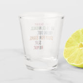 Schüler der Funny Nursing School Future Nurse Gesc Schnapsglas (Rückseite)