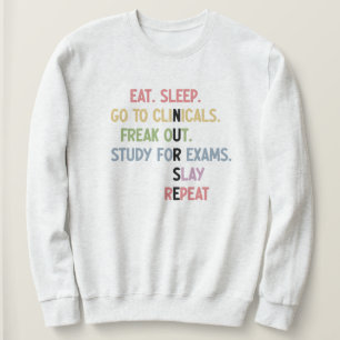 Schüler der Funny Nursing School Future Nurse Gesc Sweatshirt