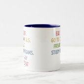 Schüler der Funny Nursing School Future Nurse Gesc Zweifarbige Tasse (Mittel)