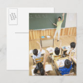 Schüler der Grundschule Postkarte (Vorne/Hinten)