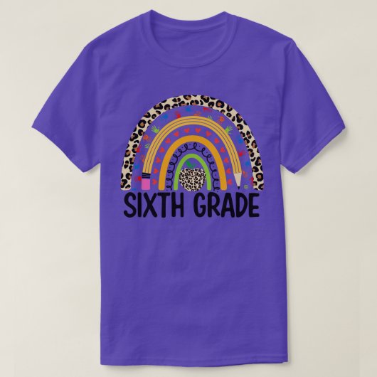 Schüler der sechsten Klasse T-Shirt (Design vorne)
