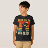 Schüler der zweiten Klasse Dabbing Junge Bruh Ich T-Shirt (Vorne ganz)