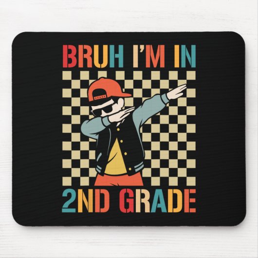 Schüler der zweiten Klasse Dabbing Junge Zurück zu Mousepad (Vorne)