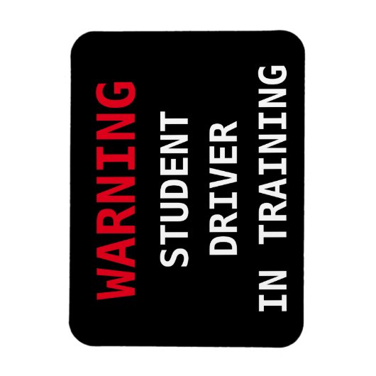 Schüler Driver Car Magnet (Vertikal)