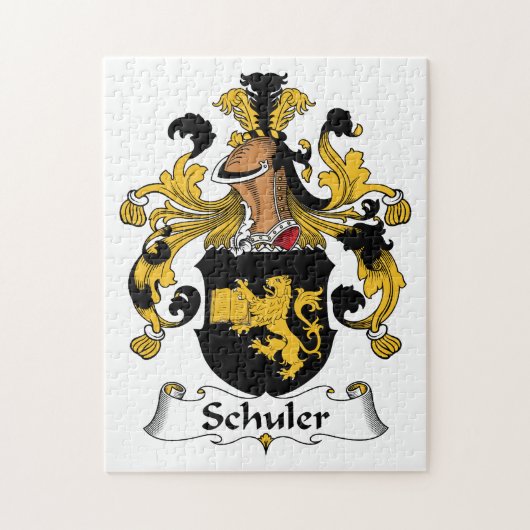 Schuler Familienwappen Puzzle (Vertikal)