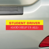 Schüler Funny Car Autoaufkleber (Auf Auto)