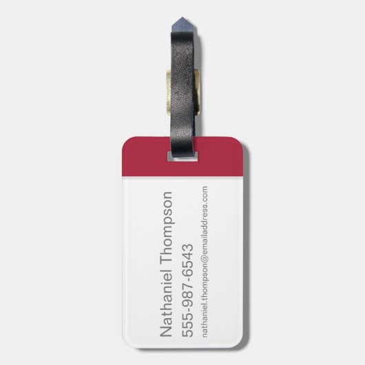 Schüler GRYFFINDOR™ Harry Potters | HOGWARTS™ Gepäckanhänger (Rückseite vertikal)