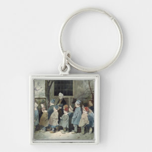 Schüler im Spielplatz Schlüsselanhänger