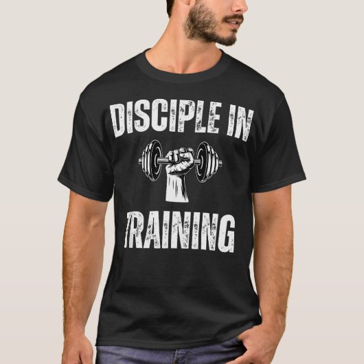 Schüler in der Ausbildung Dumbell Christlich Worko T-Shirt (Vorderseite)