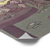 Schüler in einem französischen Café Poster (Ecke)