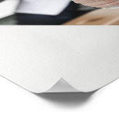 Schüler in einem naturwissenschaftlichen Unterrich Poster (Ecke)