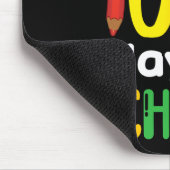 Schüler Kinder Lehrer Geschenk zum 100. Schultag Mousepad (Ecke)