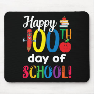 Schüler Kinder Lehrer Geschenk zum 100. Schultag Mousepad