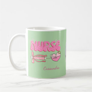 Schüler Krankenpflegeschule Zukünftige Pflegekraft Kaffeetasse