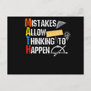 Schüler, Lehrer, Gleichung, Lehrer, Schule, Beruf Postkarte