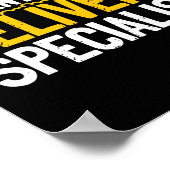 Schüler liefern spezialisierten Schulbusfahrer Poster (Ecke)