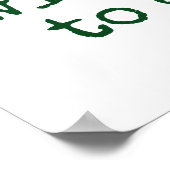 Schüler mit Depression - psychische Gesundheit Poster (Ecke)