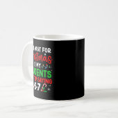 Schüler sagen 6-7 67 Sechs Sieben Lustiger Lehrer Kaffeetasse (Vorderseite Links)