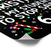 Schüler sagen 6-7 67 Sechs Sieben Lustiger Lehrer Poster (Ecke)