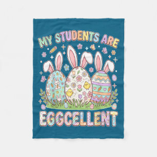 Schüler sind eggcellent lustiger Lehrer Ostertag Fleecedecke