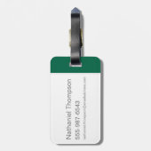 Schüler SLYTHERIN™ Harry Potters | HOGWARTS™ Gepäckanhänger (Rückseite vertikal)