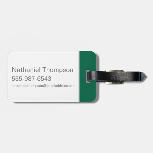 Schüler SLYTHERIN™ Harry Potters | HOGWARTS™ Gepäckanhänger (Rückseite horizontal)