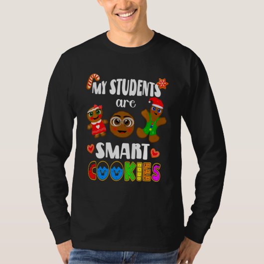 Schüler Smart Cookies, Lebkuchen Mann T-Shirt (Vorderseite)