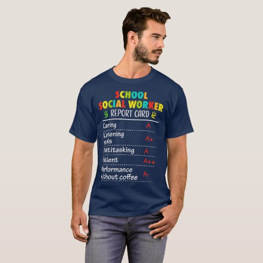 Schüler Sozialarbeiter Funny Gift Tshirt für Fraue (Vorne ganz)