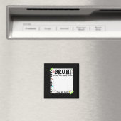 Schüler Unterschrift Bruh Letzter Schultag Zeichen Magnet (In Situ (Geschirrspüler))