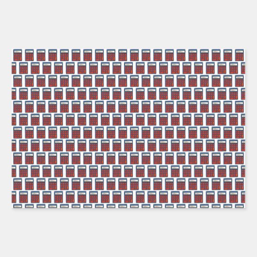 Schüler versorgt Busbuchrechner Geschenkpapier Set (Vorderseite 3)