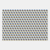 Schüler versorgt Busbuchrechner Geschenkpapier Set (Vorderseite 2)