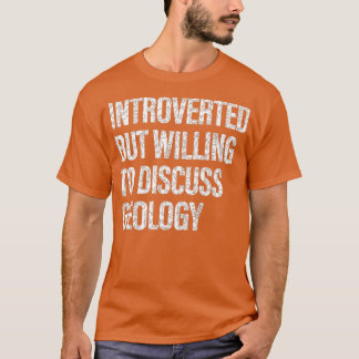 SchülerInnen, die Geologie-Geologie diskutieren wo T-Shirt