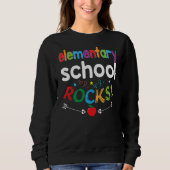 Schülerinnen und Schüler der Grundschule Rocks Sweatshirt (Vorderseite)
