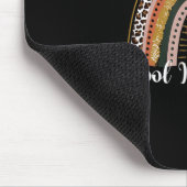 Schulernährungsberater Leopard Regenbogen Zurück z Mousepad (Ecke)