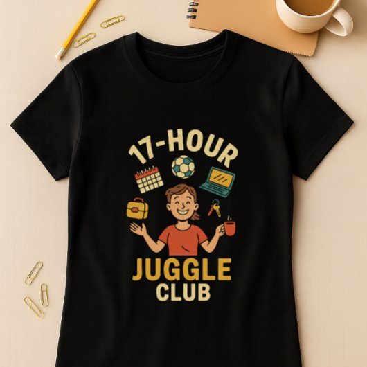 Schülerplan Juggle; Funny Mama T-Shirt
