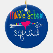 Schülerteam der Mittelschulmeisterschaft Keramik Ornament (Hinten)