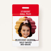 Schülertoilette Abzeichen Ausweis (Rückseite)