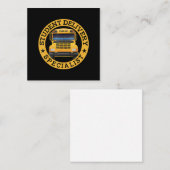 Schülervortrag Fachspezialist Funny School Bus Dri Mitteilungskarte (Vorne/Hinten)