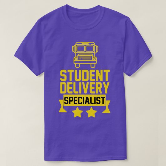 Schülervortrag Fachspezialist Funny School Bus Dri T-Shirt (Design vorne)